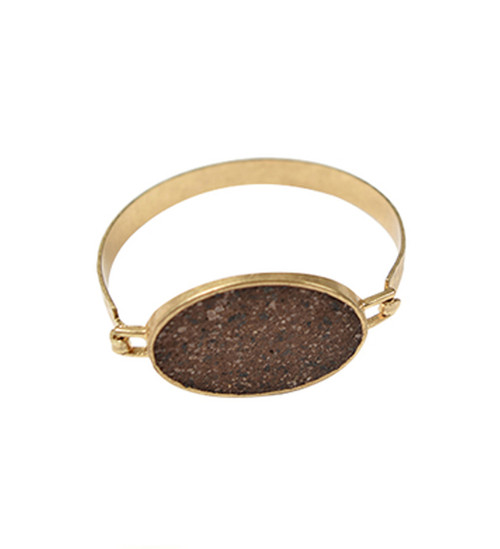 Hazel8 Gunmetal Skinny Bracelet