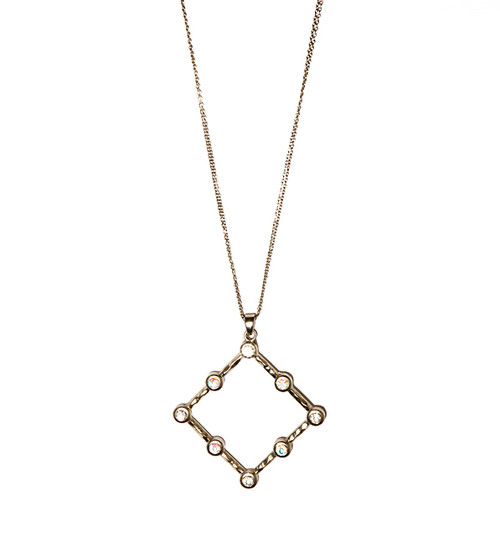 Hancock Square Pendant Necklace