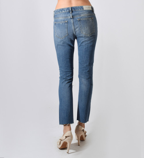 IRO Solange Jean in Light Blue Back View 