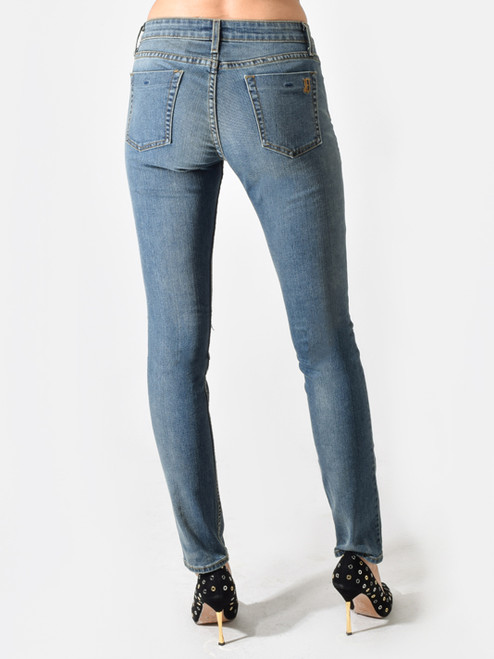 JET John Eshaya Leather Slim Jean Back View  