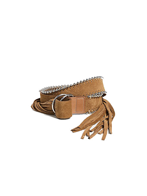Tyler Ceinture Beige Studded Belt Product Shot 