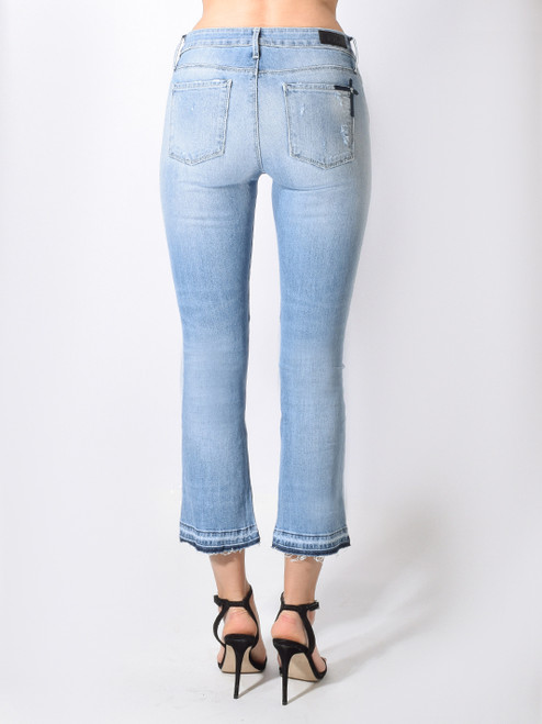 RTA Kiki Kick Flare Pants in Sun Valley Back View 
