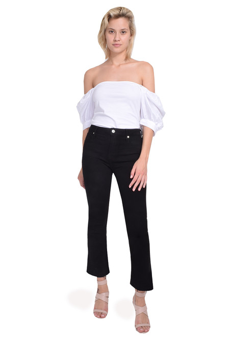 RtA Brandi Jeans in Max Black Full Outfit