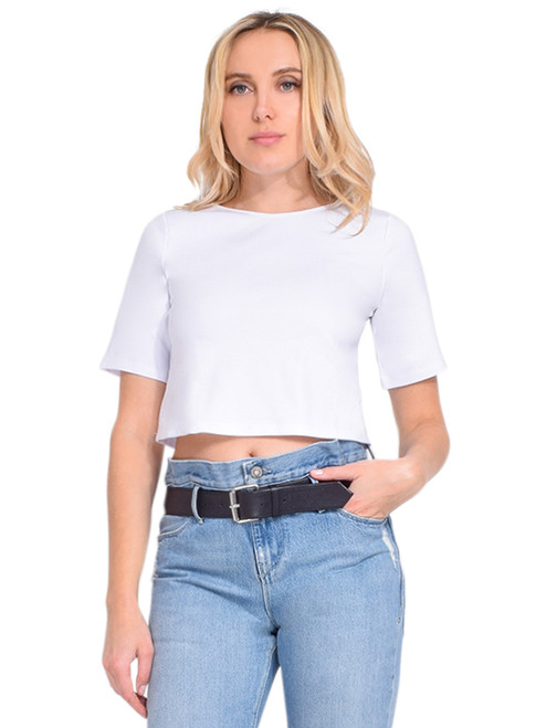Ripley Rader Boxy T-Shirt in Ivory Front View
