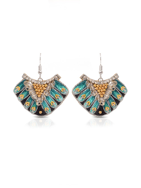 NAHUA Nidhi Earrings in Green