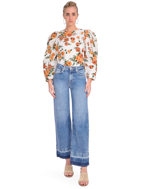 SIMKHAI Jude Wide Leg Jean in Sherwood Full Outfit 