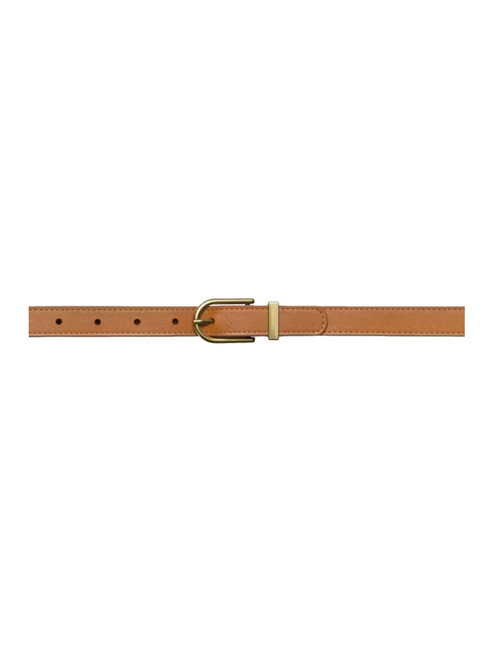 FRAME Simple Art-Deco Belt in Natural Front View 