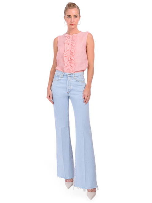FRAME The Lax in Wisp Raw Fray Full Outfit 