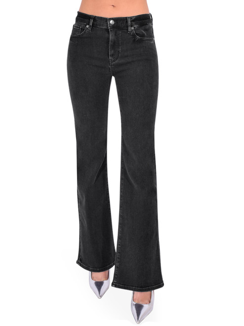 FRAME The Icon Jean in Meteor Black Front View 