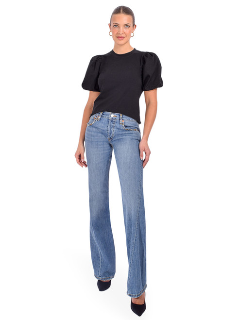 LOVE THE LABEL Lali Tee in Black Full Outfit 