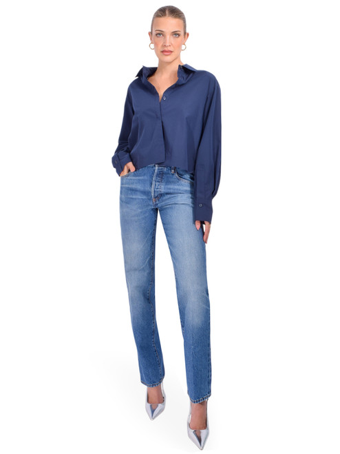 FRAME Essential Jeans in Fighter Full Outfit 