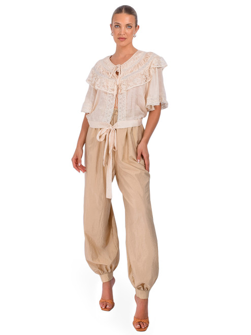 THE NEW SOCIETY Ammi Blouse in Ecru Full Outfit 