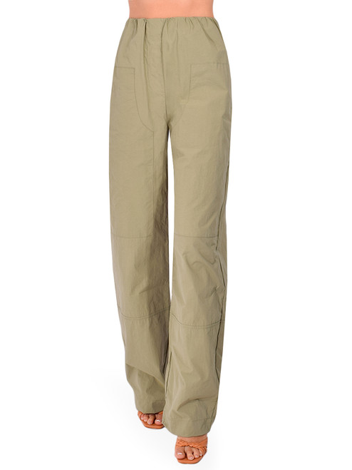 PARIS GEORGIA Cocoon Trackpant in Clay Front View 