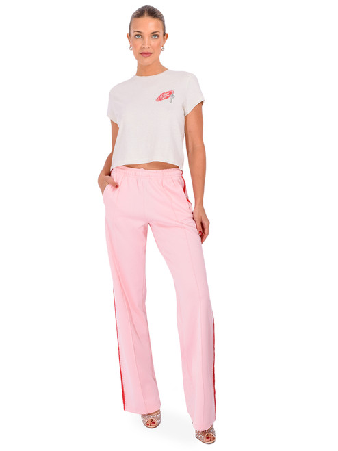 RE/DONE 1950's Starlight Motel Boxy Tee in White Full Outfit 
