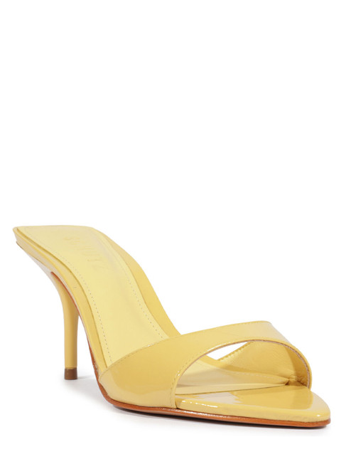 SCHUTZ Elodie Mule in New Yellow Front View 

