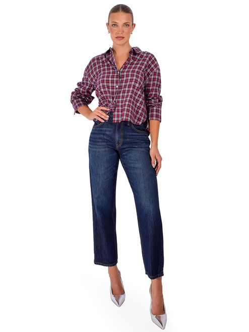 CISSA The Knot Top in Eastwick Plaid Full Outfit 