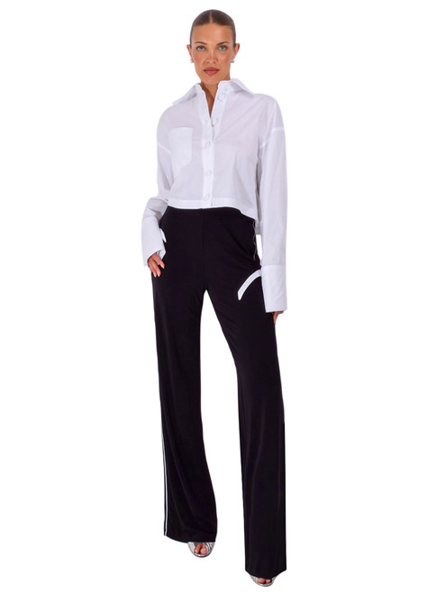 LE SUPERBE Lumiere Pant in Black Full Outfit 