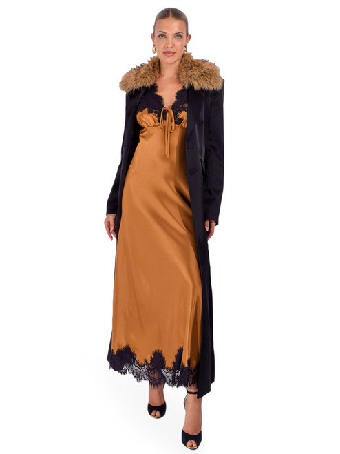 CINQ À SEPT Jyn Coat in Black Front View 