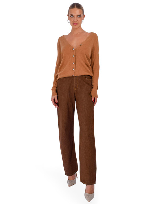 RE/DONE Octavia Cardigan in Desert Full Outfit 