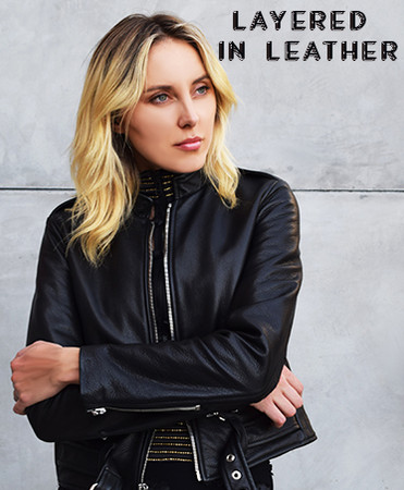 ​LAYERED IN LEATHER