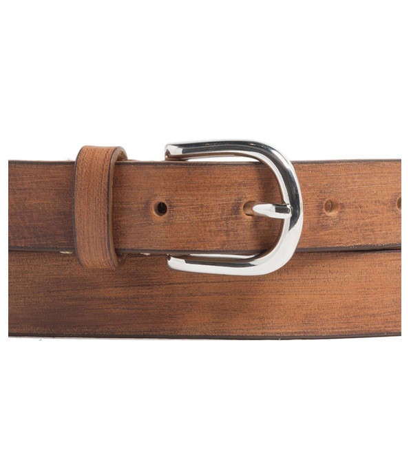Natural Beige Ugall Belt Close Up Front View 