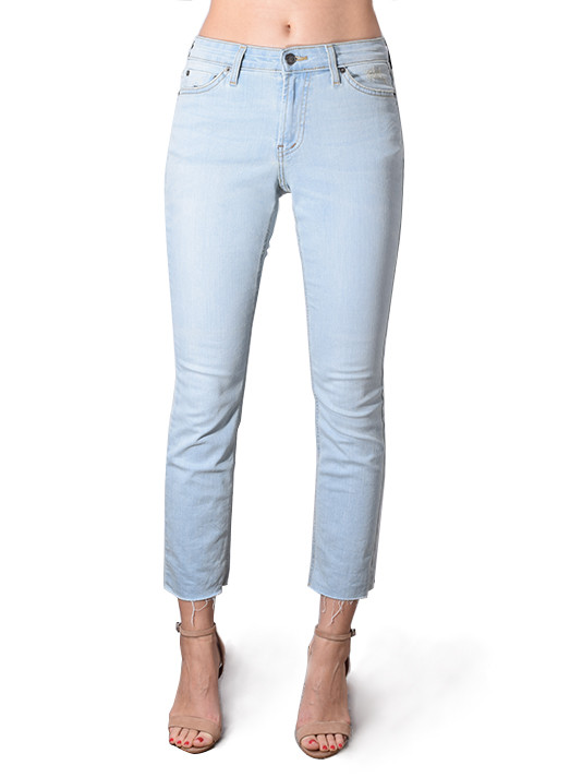 Super Fade Slim Jeans In Blue Fornt View 