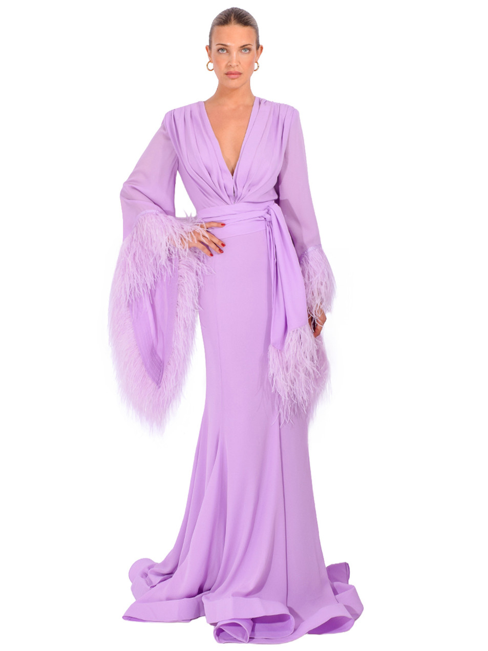 SABINA MUSAYEV Alpha Dress in Lilac
