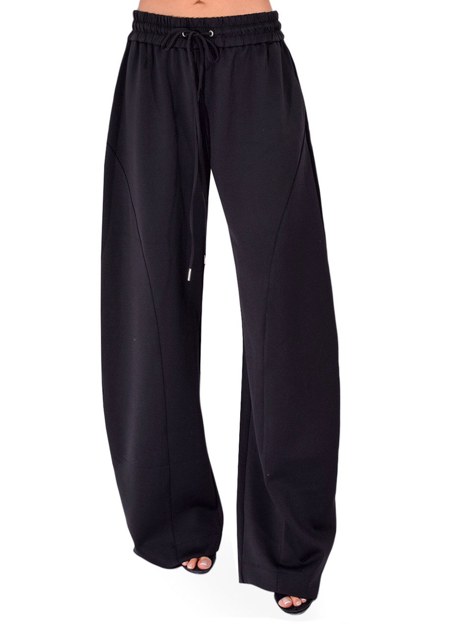 CINQ À SEPT Cobain Pant in Black Front View 