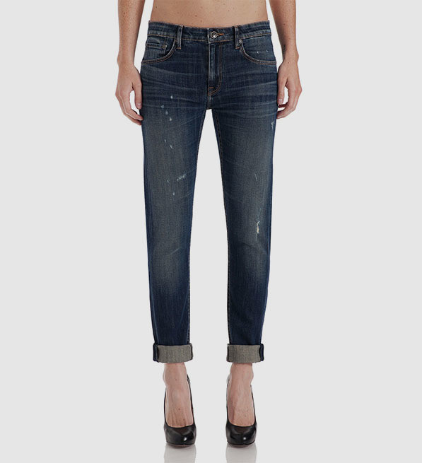 Strom Arton Loose Skinny Jean in Blue Front View 