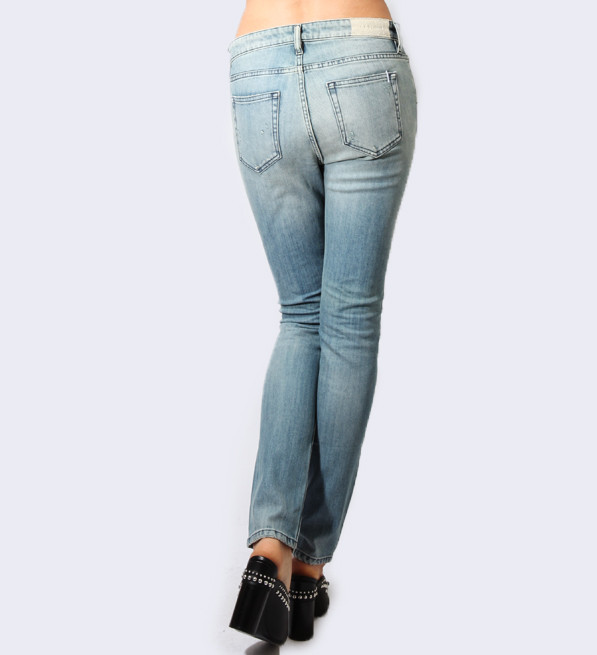 IRO Nancy Jeans in Light Blue Back View 