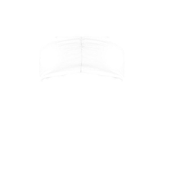 David Lerner Cross Back Bandeau in Blush