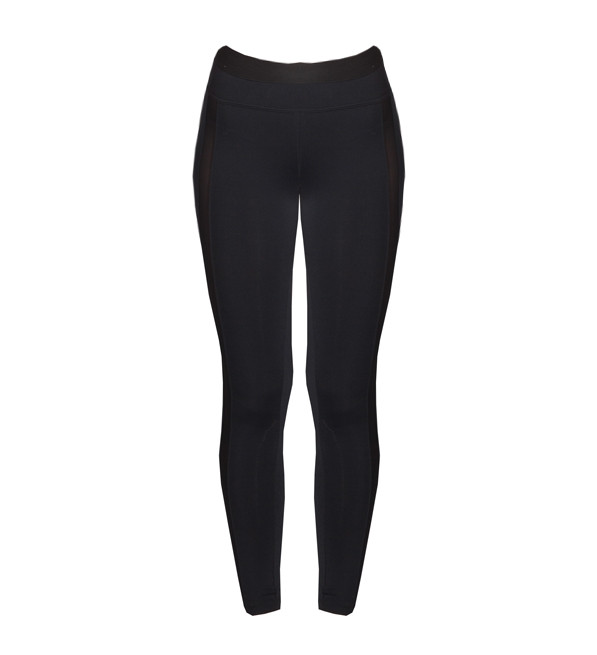 David Lerner Mesh Legging in Black Product Shot 