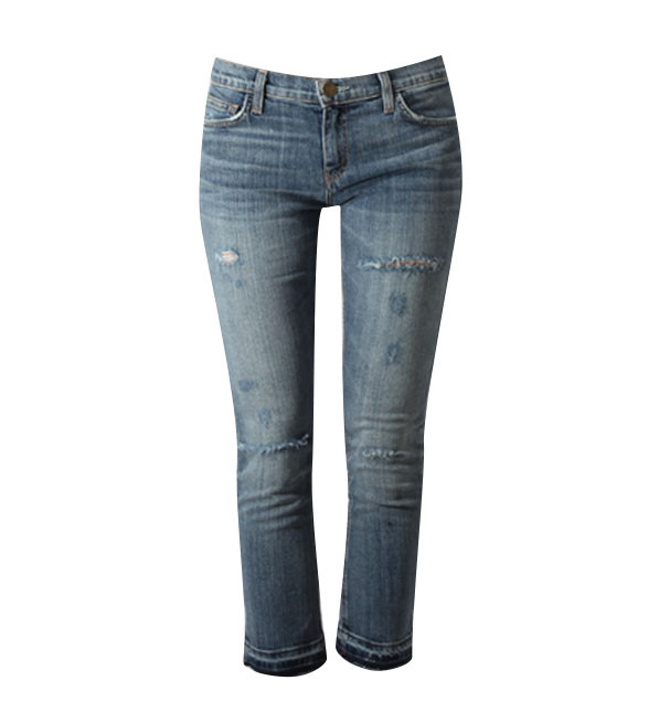 Current/Elliott The Cropped Straight Leg Jean Product Shot 