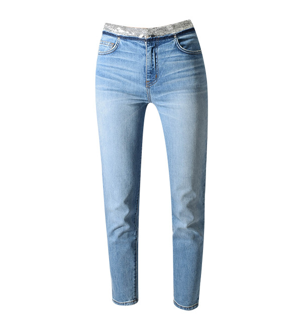 IRO Jones.US Sequin Jean in Light Blue Product Shot 