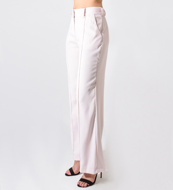 Karina Grimaldi Julian Pants in Light Pink Side View 