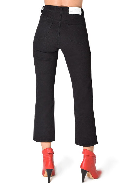 IRO Auxel Jean in Black Back View 