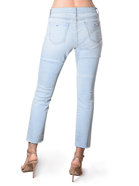Super Fade Slim Jeans In Blue Back View 