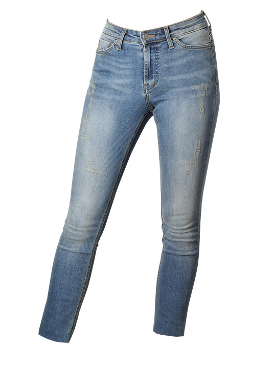 Scratch Fade Silverlake Mid-Rise Jean