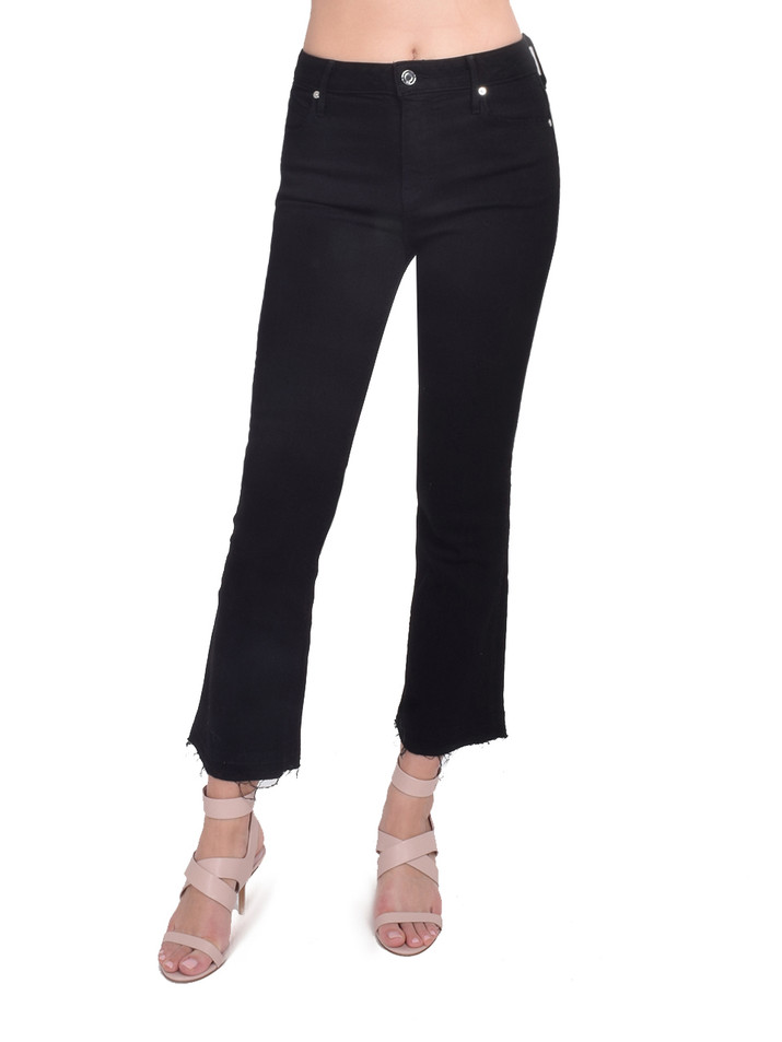 RtA Brandi Jeans in Max Black Front View 
