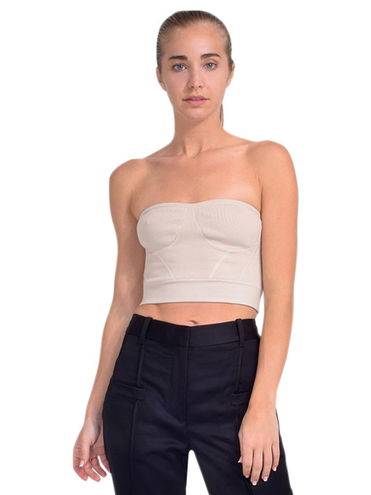 RTA Nour Bustier Top in Ivory Front View 
X1https://cdn11.bigcommerce.com/s-3wu6n/products/33717/images/111840/DSC_0275_Full__61342.1611024991.244.365.jpg?c=2X2