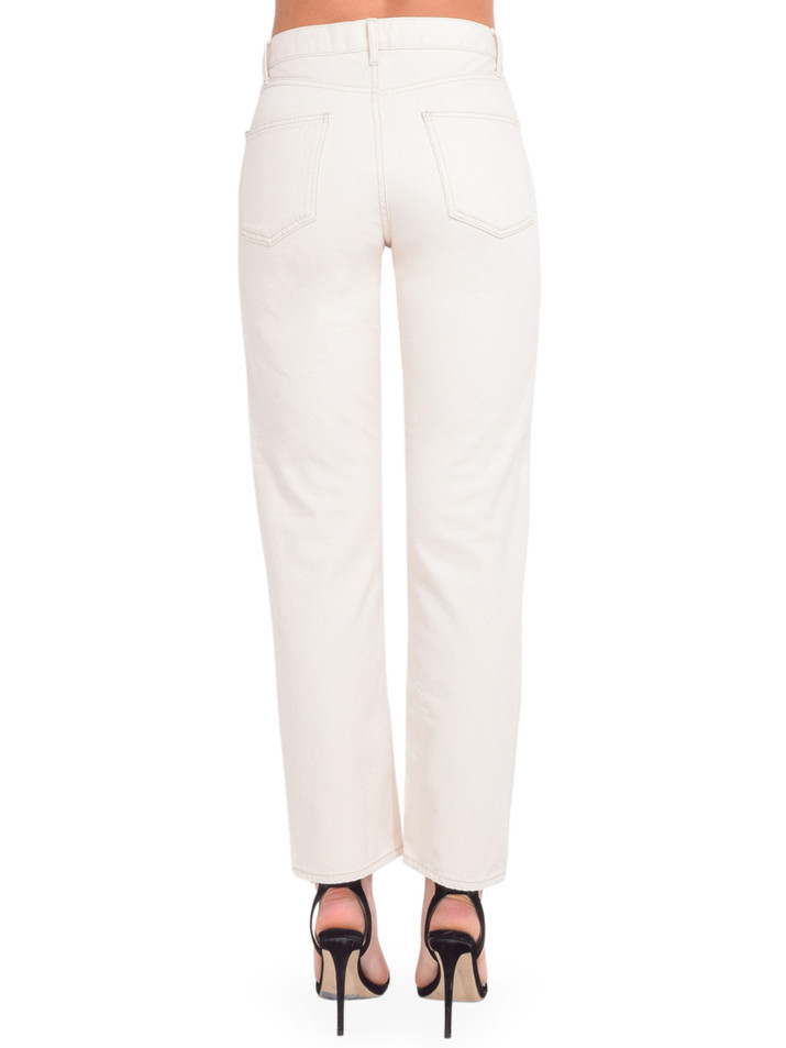 BELLEROSE Popeye Straight Leg Jeans in Natural Back View

