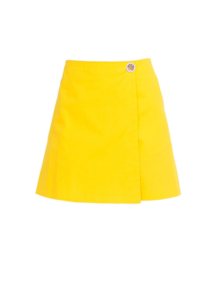 Ottod'Ame Mini Culotte in Yellow Product Shot 