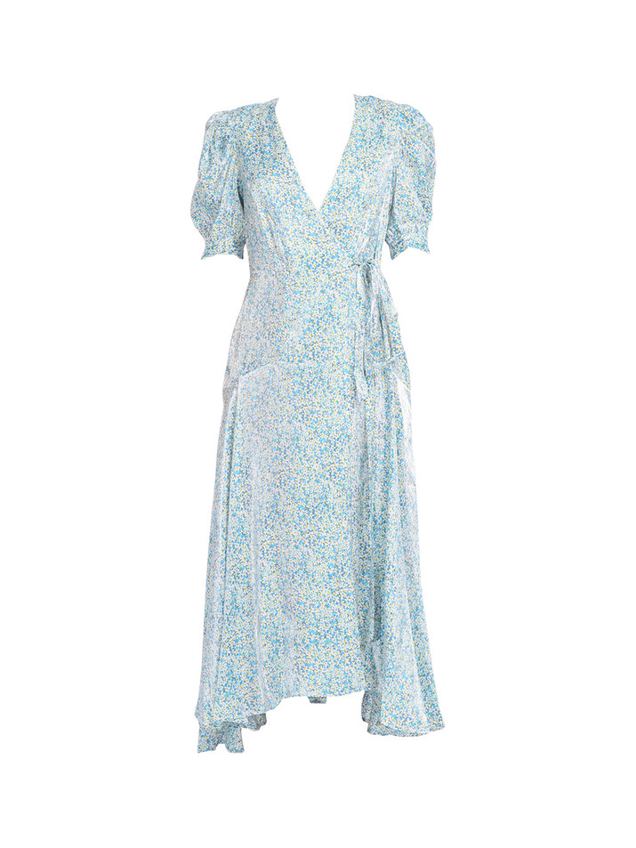 Sabina Musayev Dove Midi Wrap Dress Product Shot 