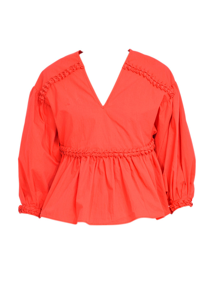 RHODE Arya Top in Red Product Shot 