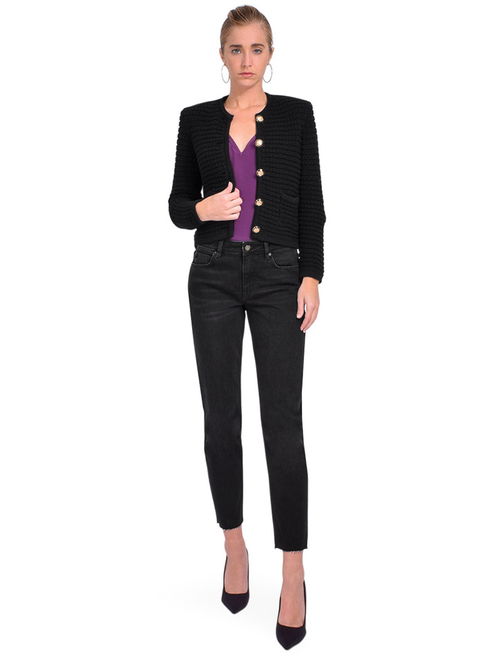 BA&SH Evan Jeans in Blackstone Full Outfit 
