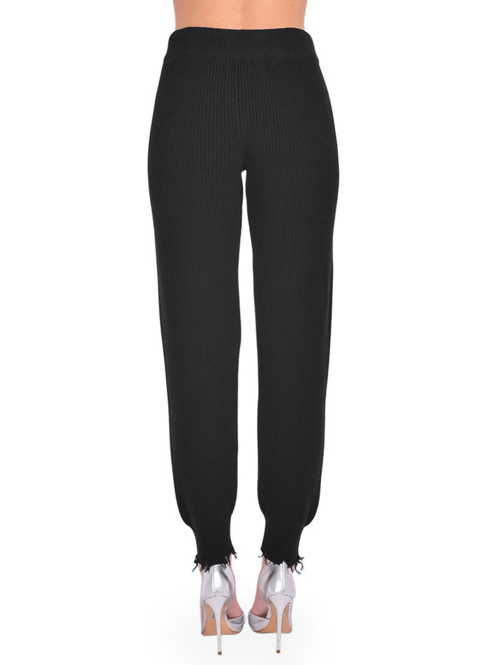 SER.O.YA Ida Jogger in Black Back View 