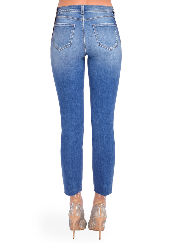 L'AGENCE Sada Crop Slim Jean Cambridge Back View 
