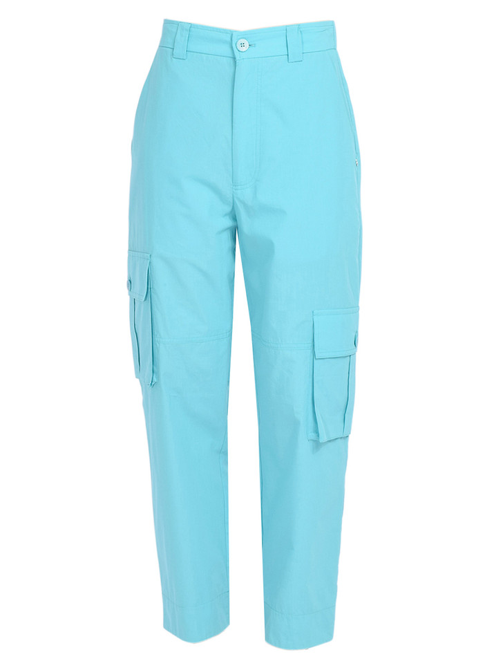 Ottod'Ame Cargo Pant in Blue Product Shot 