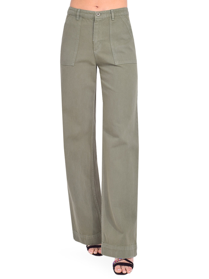 LE SUPERBE Brenda Pant in Kush Front View 