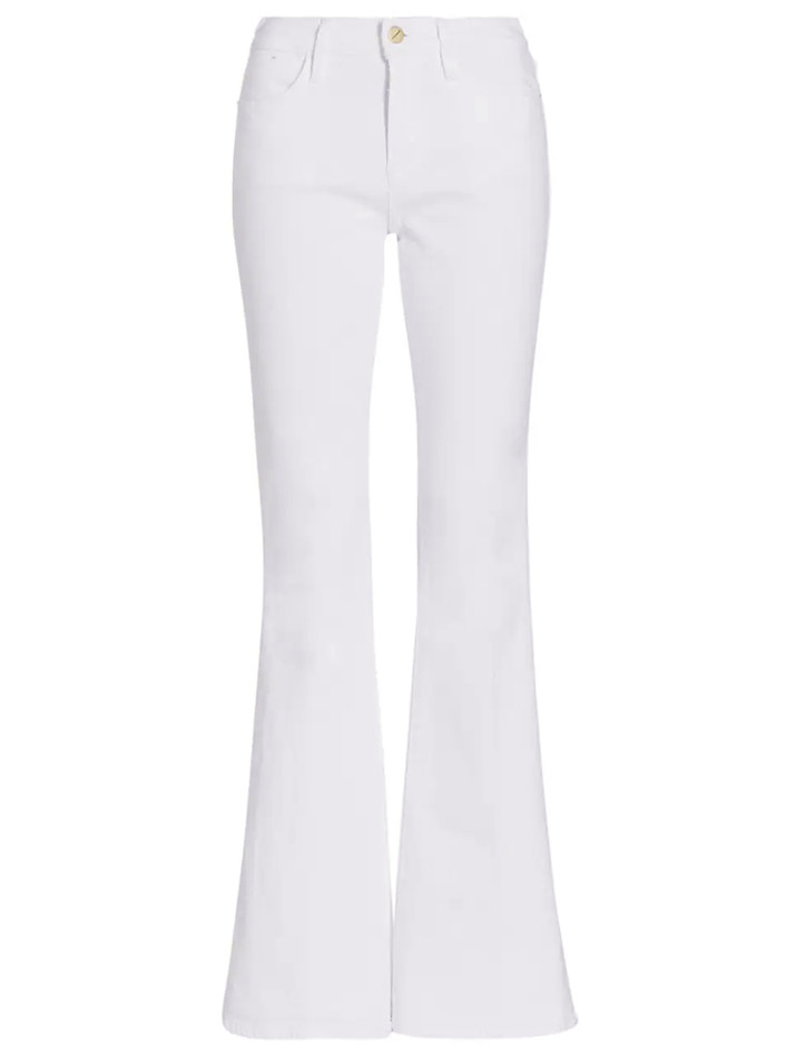 FRAME Le One Flare in Blanc Product Shot 